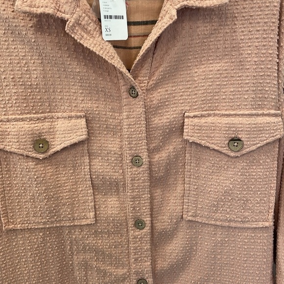 NWT Free People 100% Cotton Textured Shirt/Dress - Picture 6 of 16